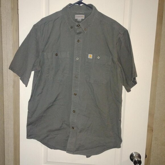 Carhartt Other - CARHARTT Men's Plain Shirt Grey Size L